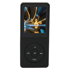 JS 01 MP3 MP4 Player, 1.8in Screen Sports Music Player, Mini Student Walkman, 8GB MP3 Player 30 Hours Playback and Expandable Up to 64GB (Black)