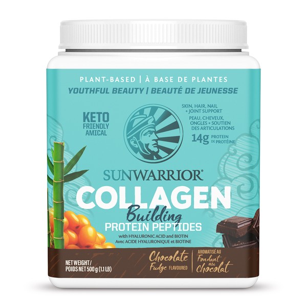 Sunwarrior Collagen Building Protein Chocolate Fudge 500g