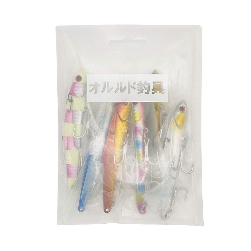 Orurdo qb100205a01n0 Metal Vibration BIG Fishing Tackle Set of 6
