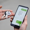 WERTSACHEN ABSICHERN: 1x Batterieloser QR-Code Anhänger inklusive App für Apple