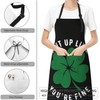 CIAIDU St Patrick's Day Apron, Stocking Stuffers Shut Up Liver