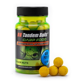 Tandem Baits Carp Feed Fishing Food Pop Ups Boilies Zig Rig Chod Rig Hook Bait Carp Food Perfection Mini Pop-Up 12mm 30g Earth Almond
