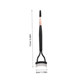 IWOWHERO Eyebrow Comb Mascara Brush Metal Lash Separator Tool for Beauty Routine