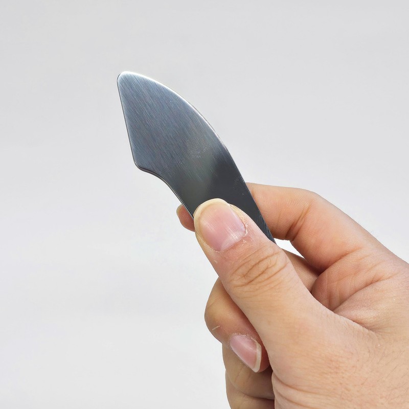 Global On Makeup Mini Stainless Steel Double-Sided Tip Spatula with