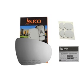 Burco 5515 Convex Passenger Side Replacement Mirror Glass for 2011-2017 LEXUS CT200H, 2013-2015 ES300H, ES350, GS350, GS450H, LS460, LS600H