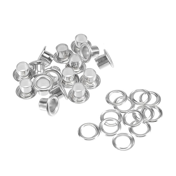 sourcing map Eyelets with Washers, 10.5 x 6 x 7mm