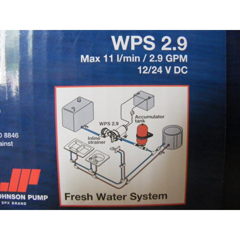 Johnson Pumps - 10-13405-103 Aqua Jet WPS 2.9 GPM 12V