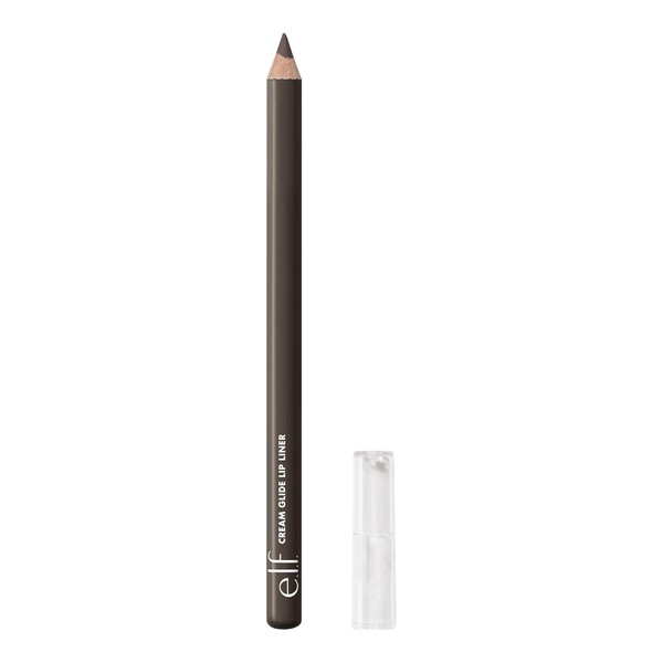 e.l.f. Cream Glide Lip Liner, Highly-Pigmented Pencil For Shaping &
