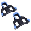 Bicycle Cleats Enhance Stability Grip Foot Pedal Self Locking Tabs