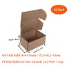 lmjclzyee 6×4×3 inches pack of 50 shipping boxes, Brown Cardboard