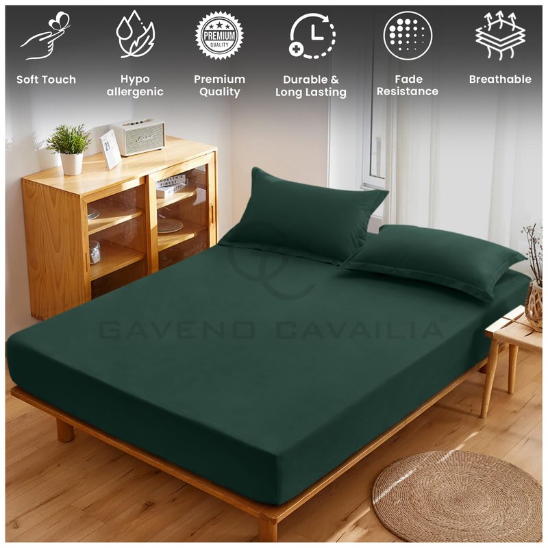Extra Deep Single Fitted Sheet (91x190CM), Super Soft Poly Cotton