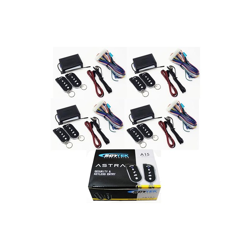 Scytek A15 Keyless Entry Car Alarm Security System, 2 Key