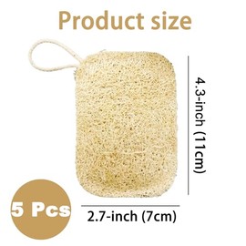 Esponjas Lufa Naturales Puras Ideales Cocina Baño Espalda Ducha Protección Ambiental Mujeres Hombres