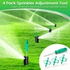 Gulfmew 4 Pack Sprinkler Adjustment Tool Compatible with Rain Bird