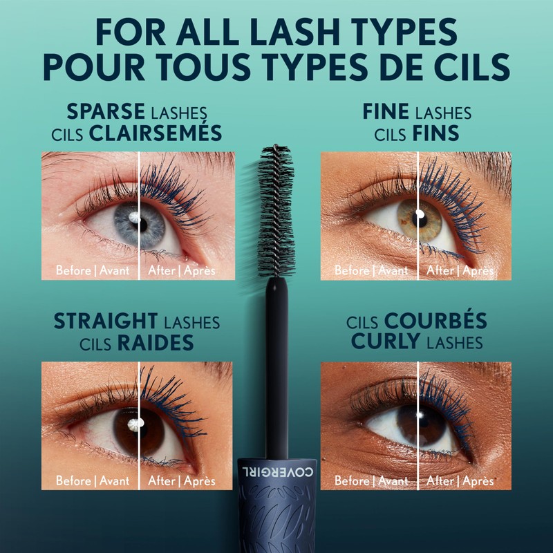 COVERGIRL - Lash Blast Cleantopia Mascara, Clean Volumizing Mascara, plant-powered