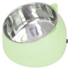 Pet Heating Bowl Nordic Stainless Steel to Protect Cervical Spine