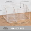 My Space Organizers Clear Acrylic Desk Oganizer, 9 Compartments, Office