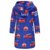 Childlike Me Boys Fleece Bathrobe Hooded Toddler Soft Fuzzy Robe