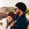 Hatstar Long Slouchy Beanie, 2-in-1 Reversible Jersey Hat in 45