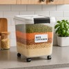 LivLab Mker Rice Dispenser - 50LBS Airtight food storage container