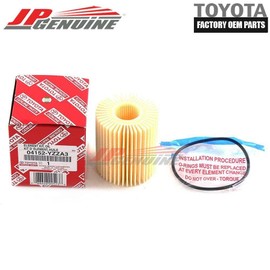 GENUINE TOYOTA OEM OIL FILTER + DRAIN PLUG WASHER 3PC 04152-YZZA3 / 90430-12031