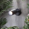 LITECRAFT Kenn Spotlight Outdoor Wall or Ceiling Adjustable GU10 Fitting