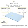 BreathableBaby All-in-One Fitted Sheet & Waterproof Cover for 38" x