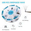 Gemerry Pre-Fanned Volume Eyelashes, Ready-to-Use Fan Eyelash Extension, 5D, 8-15