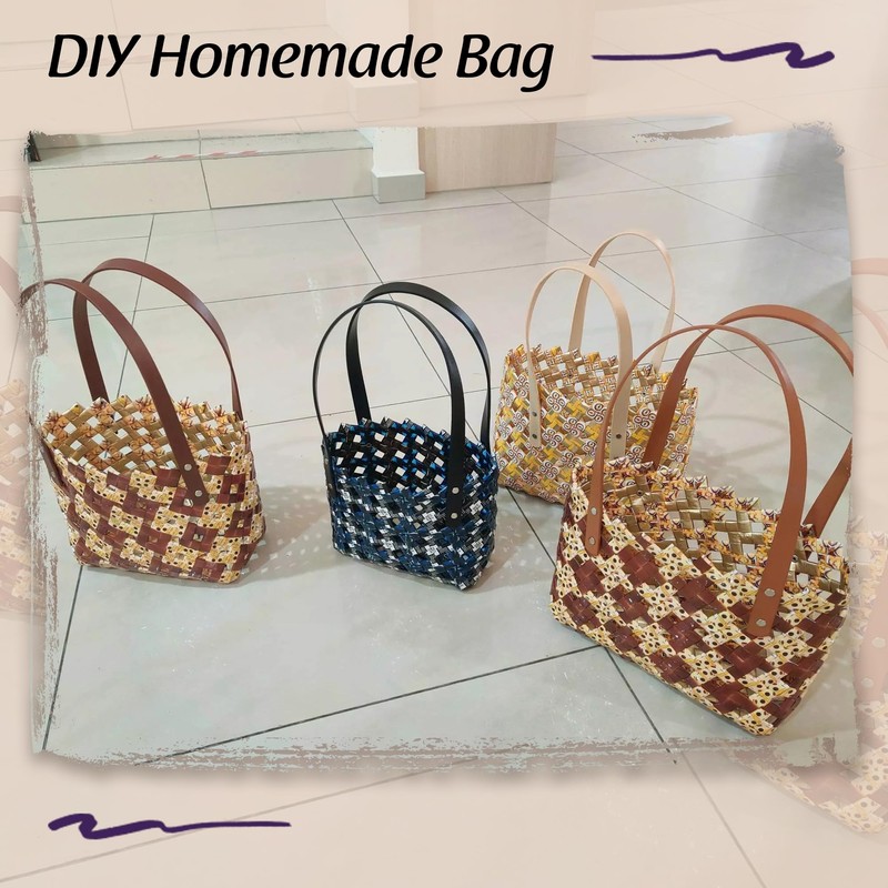 Tycoonest Replacement PU Bag Handle Strap Pack of 2, Solid