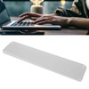 Keyboard Wrist Rest 0.4 to 0.6in Slope Ergonomic Clear Acrylic