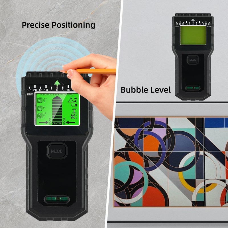 Stud Finder Wall Scanner，WOVTE 8 in 1 Electronic Stud Detector