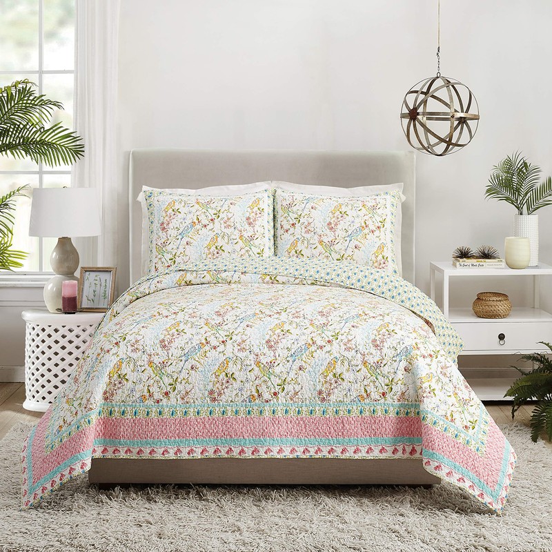 Dena Home Sonnet 3-Piece Quilt Set - Full/Queen