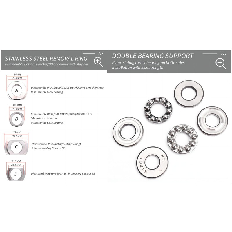 Mimoke Professional Bicycle Bottom Bracket Tool Set Compatible with PF30