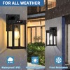 Solar Wall Lights Outdoor with 3 Lighting Modes & Motion