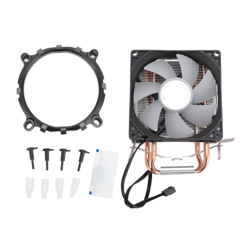 CPU Cooler Dual Heat Pipe 48CFM DC12V Quiet Operation Hydraulic