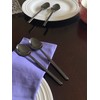 Vibhsa Tablespoons Set of 6 Piecces (Stainless Steel, Black Glossy)