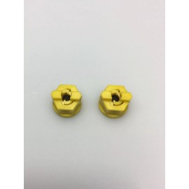 iRobot 2 x Roomba 400 Yellow Bushings Brush End Caps Bearings 405 4230 415 400 4210 440