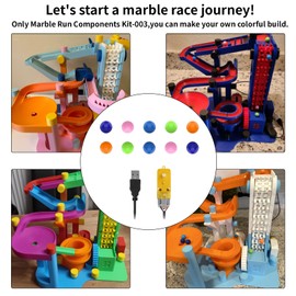 FYSETC 3D Printer Accessories - Bambulab DIY Components Kit: Not Include Printed Part Color Multiple Marbles with Motor for 3D Printing Material PLA Basic Creative Model Track-003