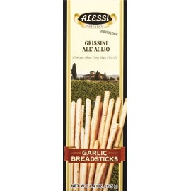 ALESSI BREADSTICK THIN GARLIC, 4.4 OZ by Alessi