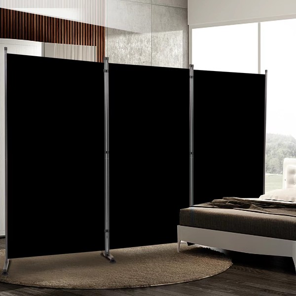 Room Divider 6FT Folding Privacy Screens, 3 Panel Partition Room