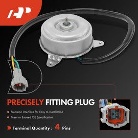 A-Premium Engine Radiator Cooling Fan Motor Compatible with Infiniti G35 2003-2007 & Nissan 350Z 2003-2009, 3.5L, Replace# 21487CD000, 21487CD00A