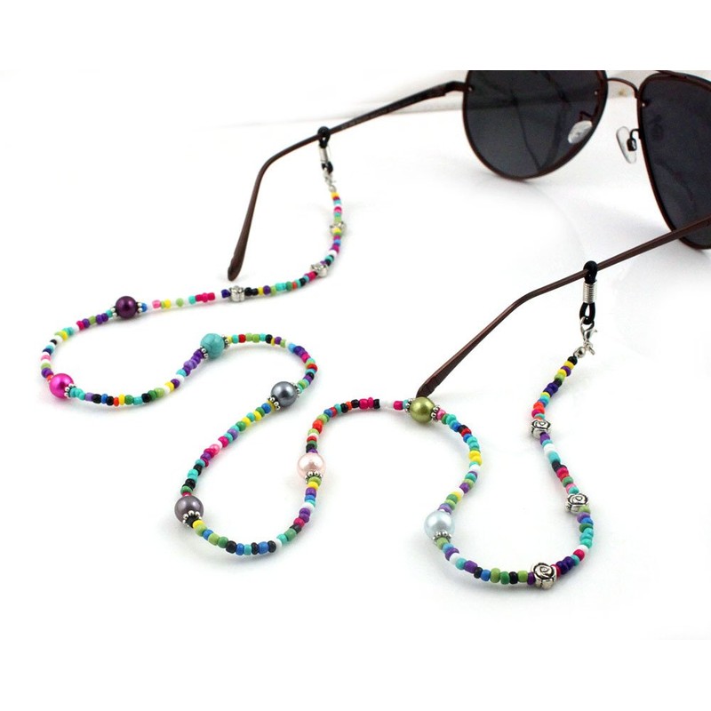 Eyeglass Chains for Women Beaded Reading Glasses Cords Sunglasses Holder