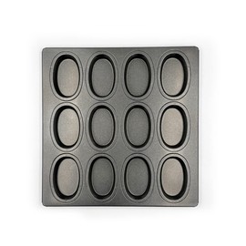 Matsunaga Seisakusho MB Teflon Coated Oval Top Plate, 12P