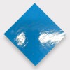 Reactive Blue Opaque COE 96 System 96 Fusible Glass Sheet