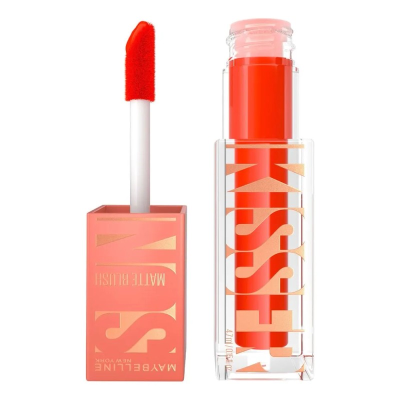 Maybelline Blush mate líquido Sunkisser, 4.7ml, fórmula con Vitamina E,