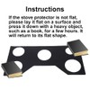 FanXm compatible with GE 36 inch Gas Range Protectors -