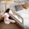 strenkitech Foldable Toddler Bed Rails - Kids Guard Bumper for