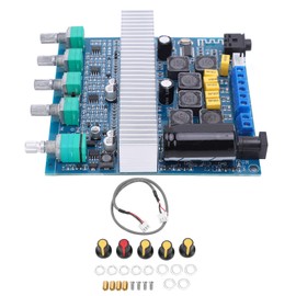 Audio Amplifier Module, 100W Power Amplifier Board Subwoofer Stereo Audio Medium Low Voltage Equipment Synthetic Cardboard, Audio Component Amplifiers