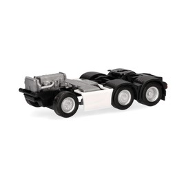 Herpa Telaio motrice con rivestimento telaio 3 assi (6x2) Iveco S-Way (2 pezzi), in scala 1:87, modello in miniatura, plastica