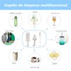 Cepillo de Botella Eléctricos, Juego de cepillos eléctricos para limpiar